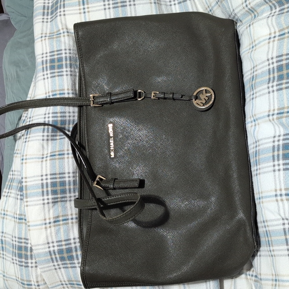 Michael Kors Green Tote Bag